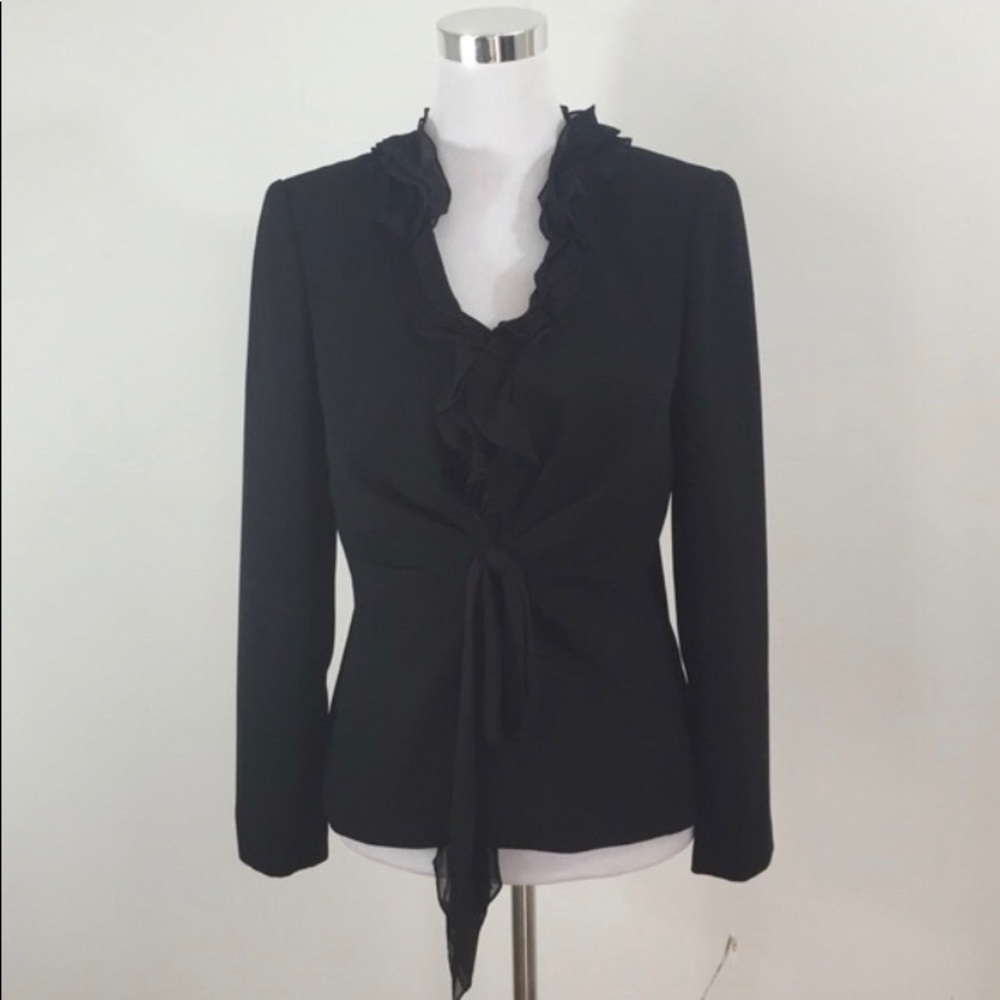 Talbots ruffle jacket NWT